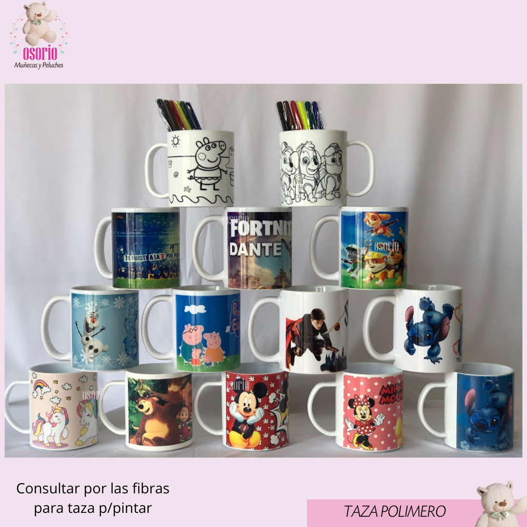 TAZAS DE POLIMERO 